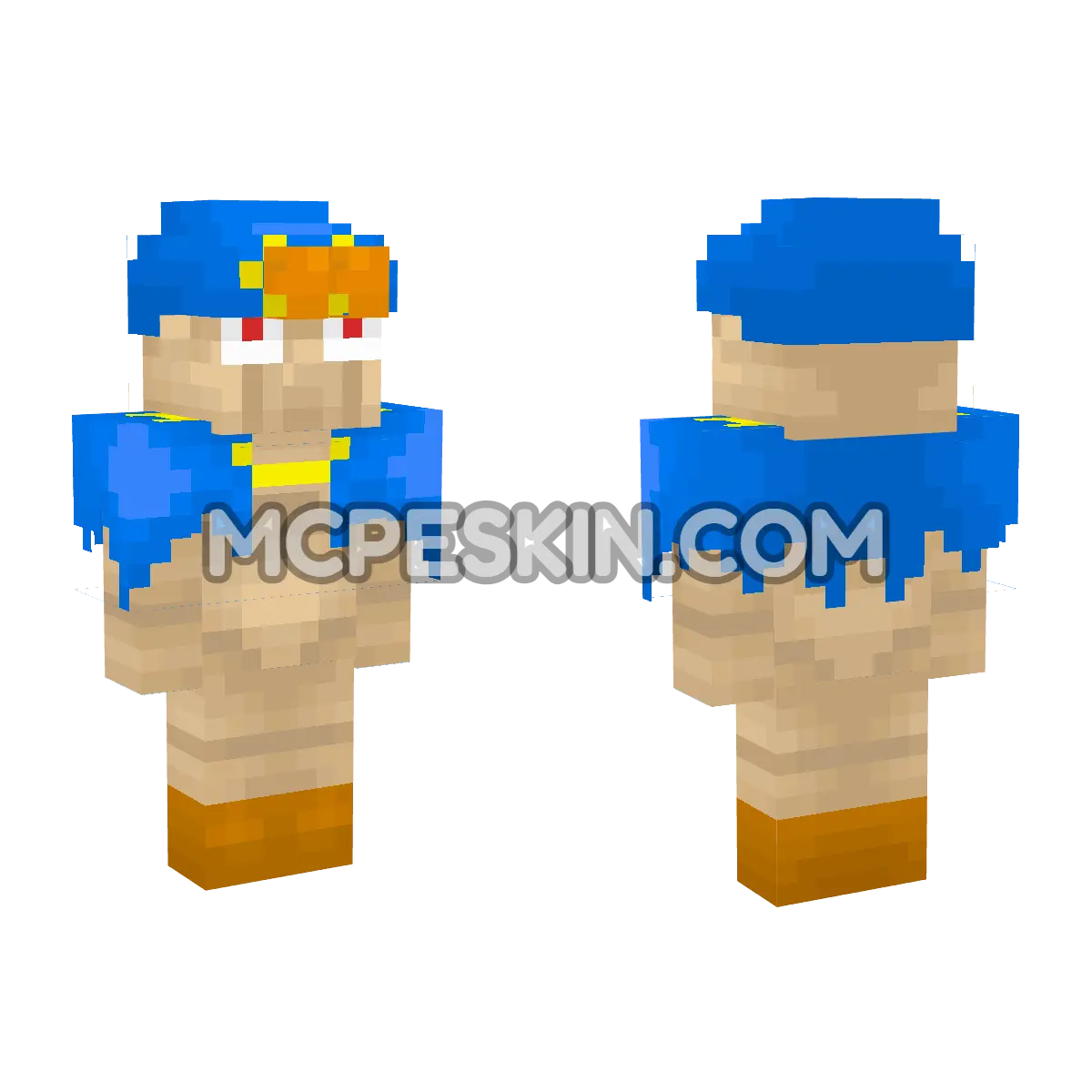 Geno 4D Minecraft Bedrock skin