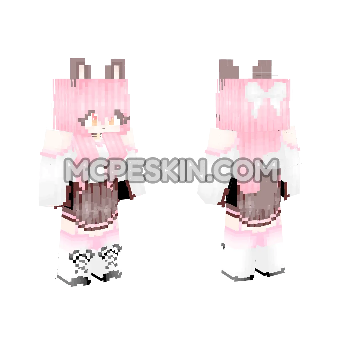 Gicat HD 4D Minecraft Bedrock skin