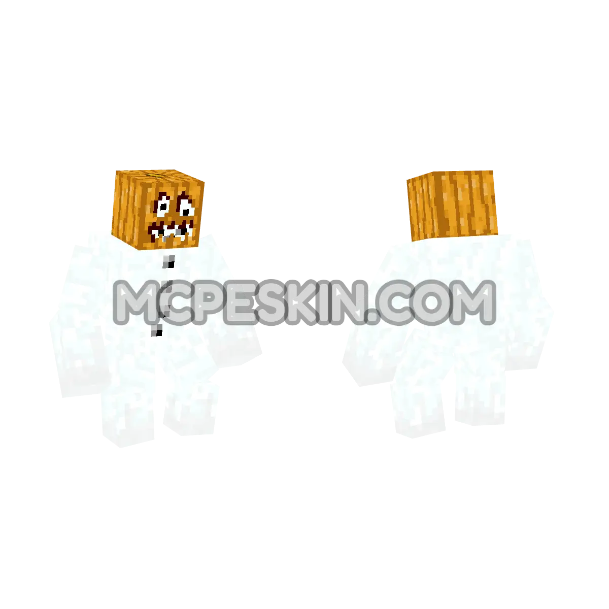 Giga Snow Golem 4D Minecraft Bedrock skin