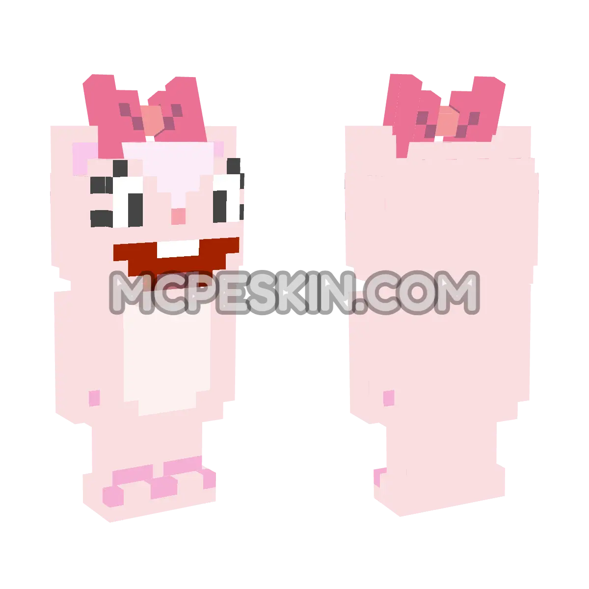 Giggles 4D Minecraft Bedrock skin