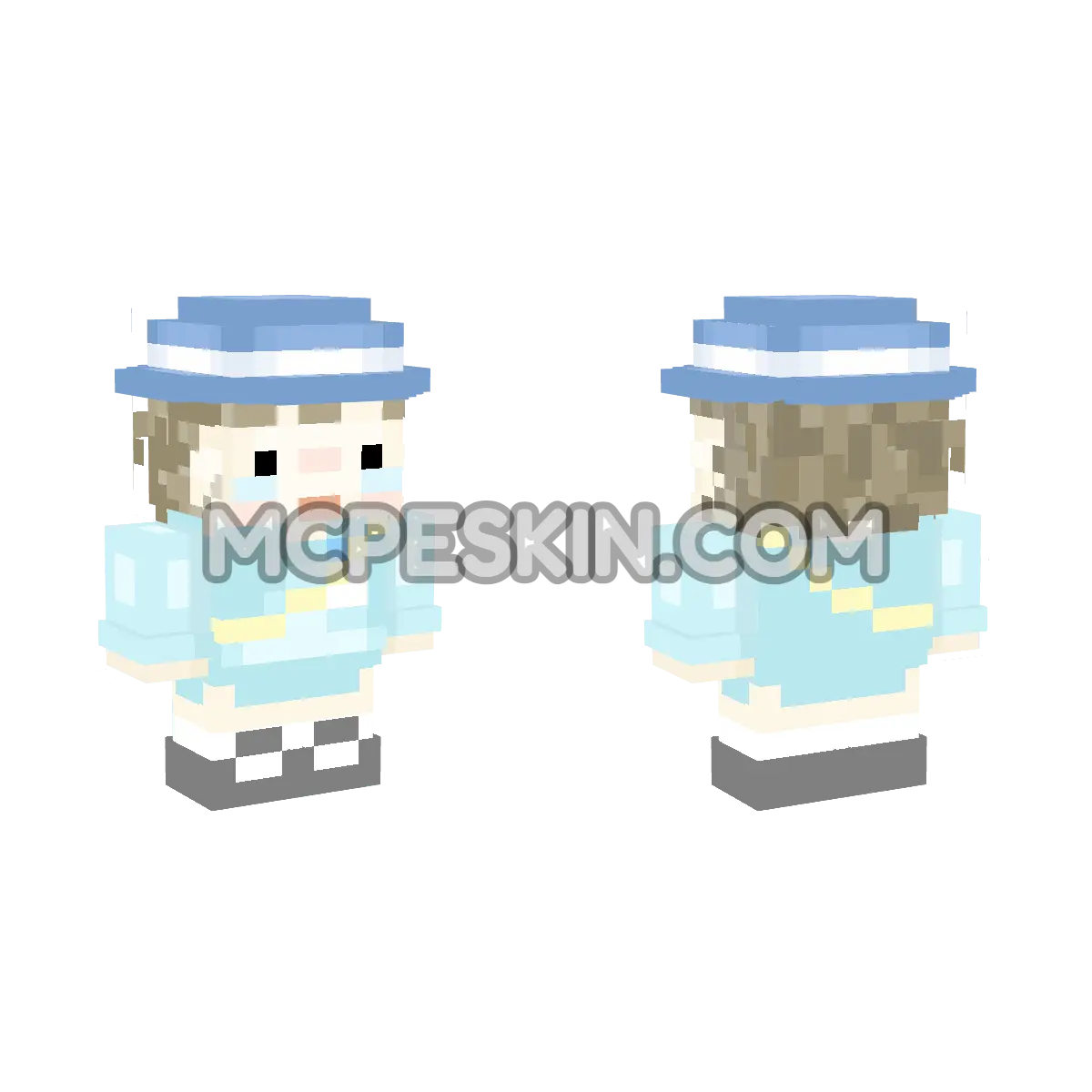 Gokinjo Boukentai: Shikushiku 4D Minecraft Bedrock skin