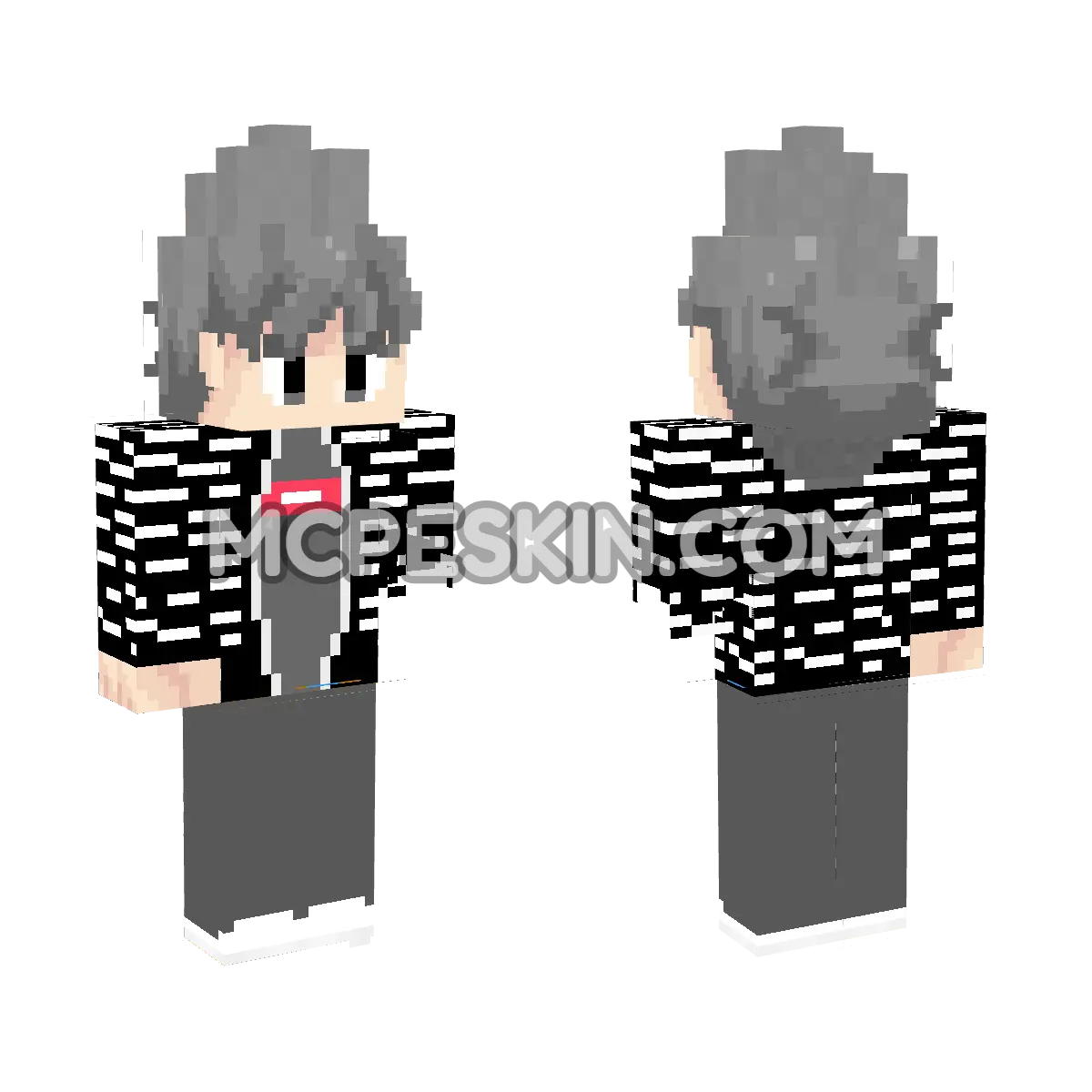 Goku 2 4D Minecraft Bedrock skin