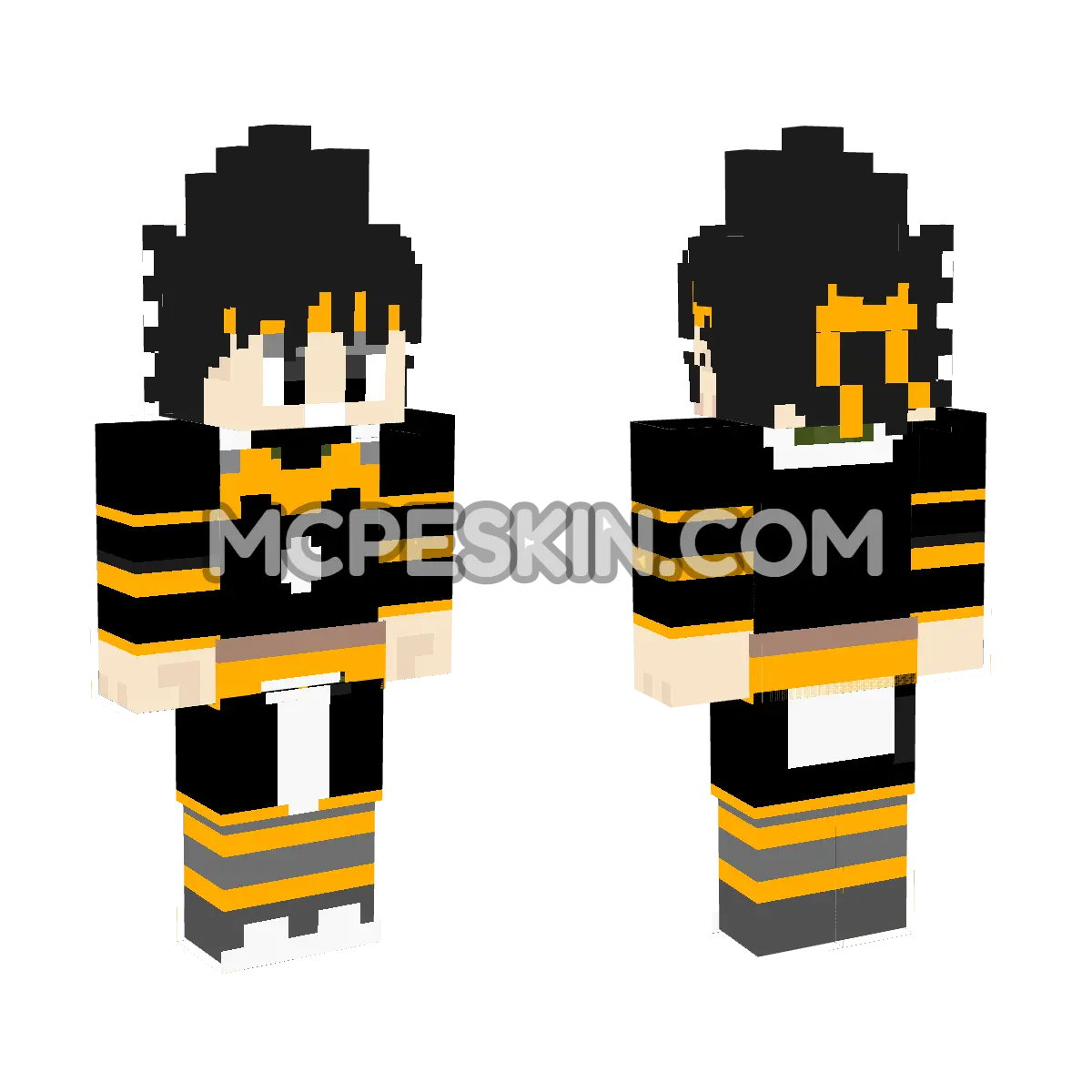 Goku 3 4D Minecraft Bedrock skin