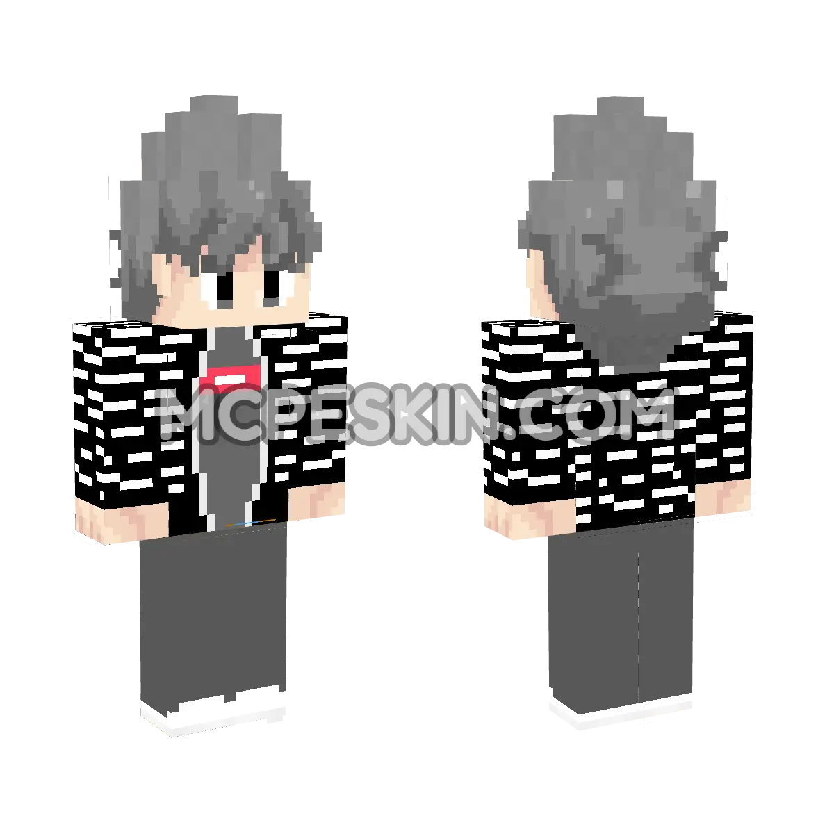 Goku 4D Minecraft Bedrock skin