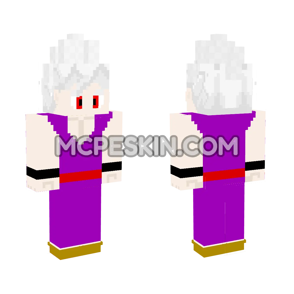 Goku Beast Super 4D Minecraft Bedrock skin
