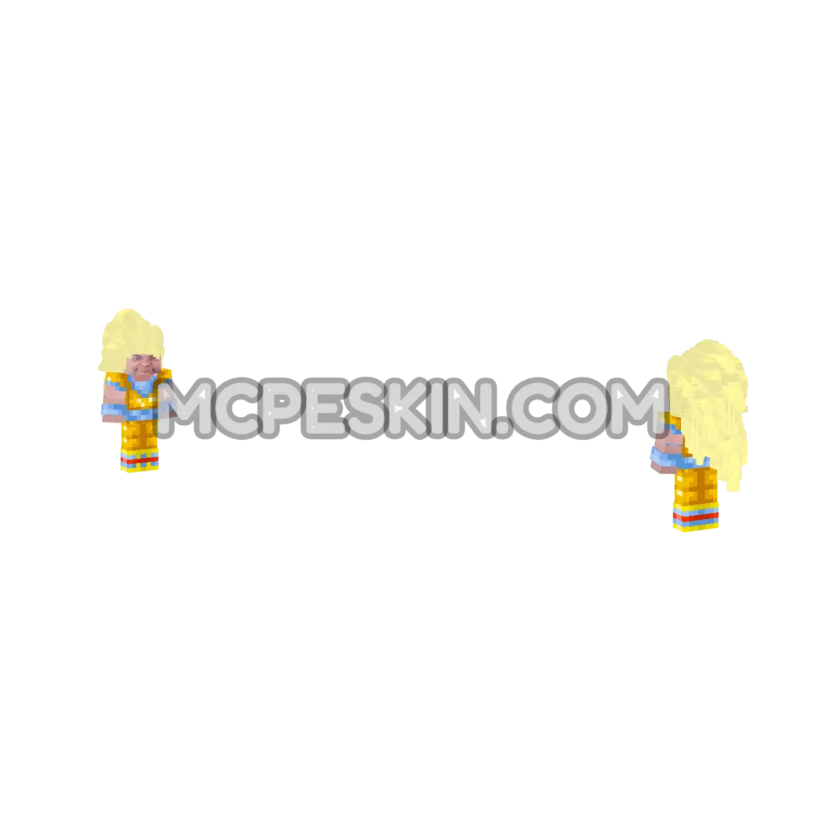 GOKURIZZ 4D Minecraft Bedrock skin
