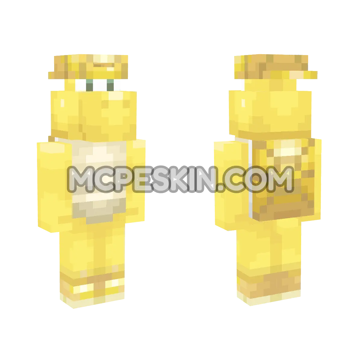 Gold Koopa (Free Running) 4D Minecraft Bedrock skin
