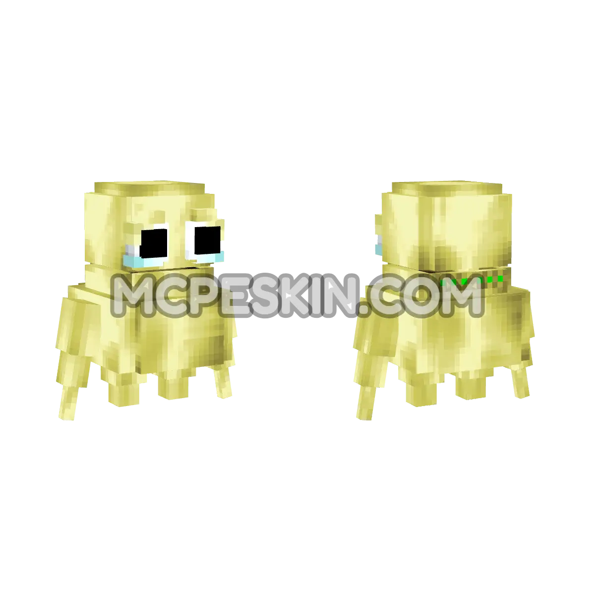 Golden REPO (I love) 4D Minecraft Bedrock skin