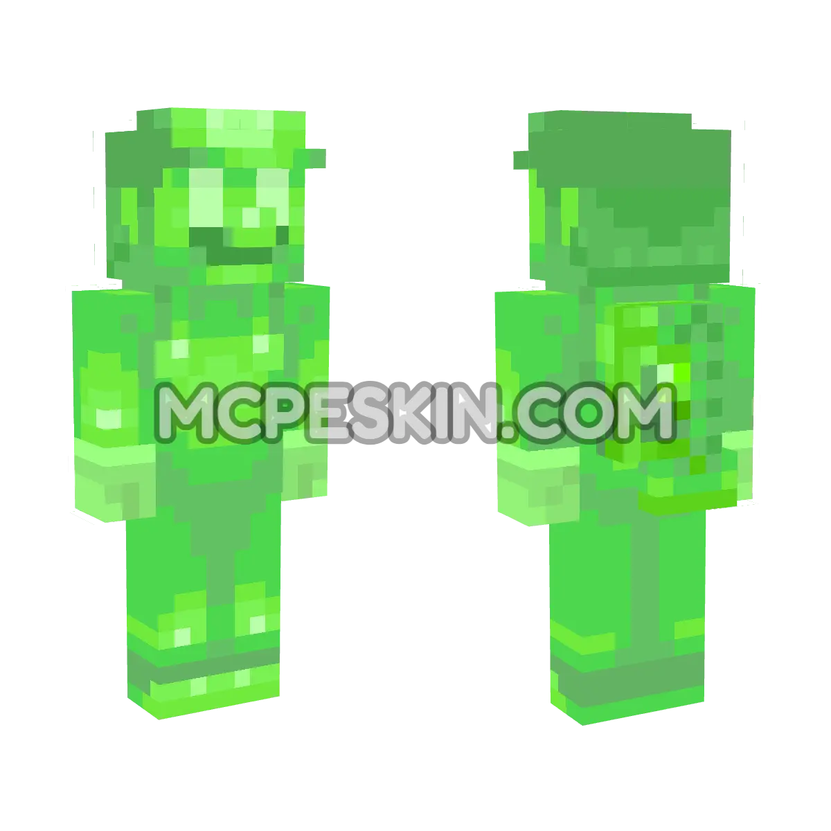 Gooigi 4D Minecraft Bedrock skin