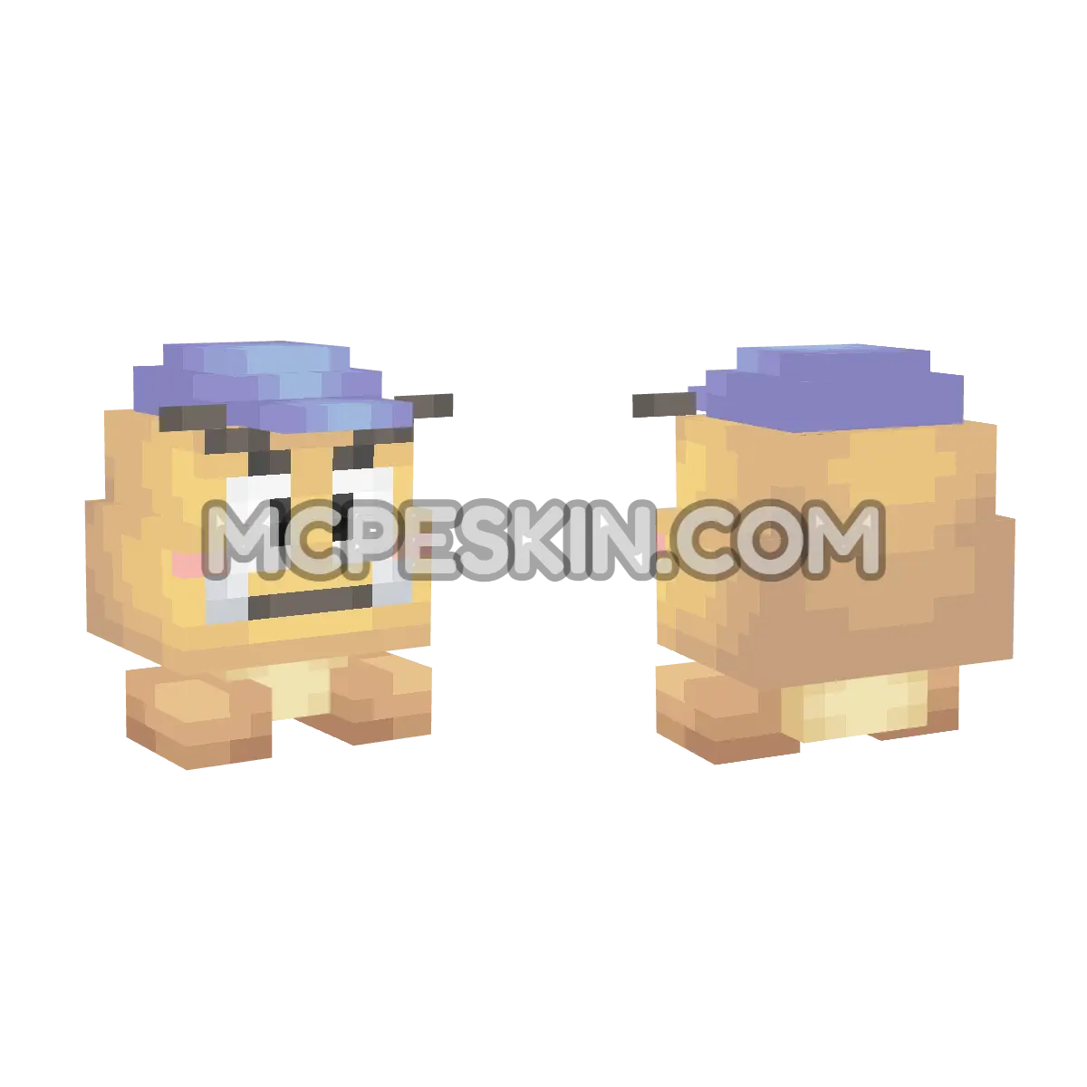 Goombario 4D Minecraft Bedrock skin