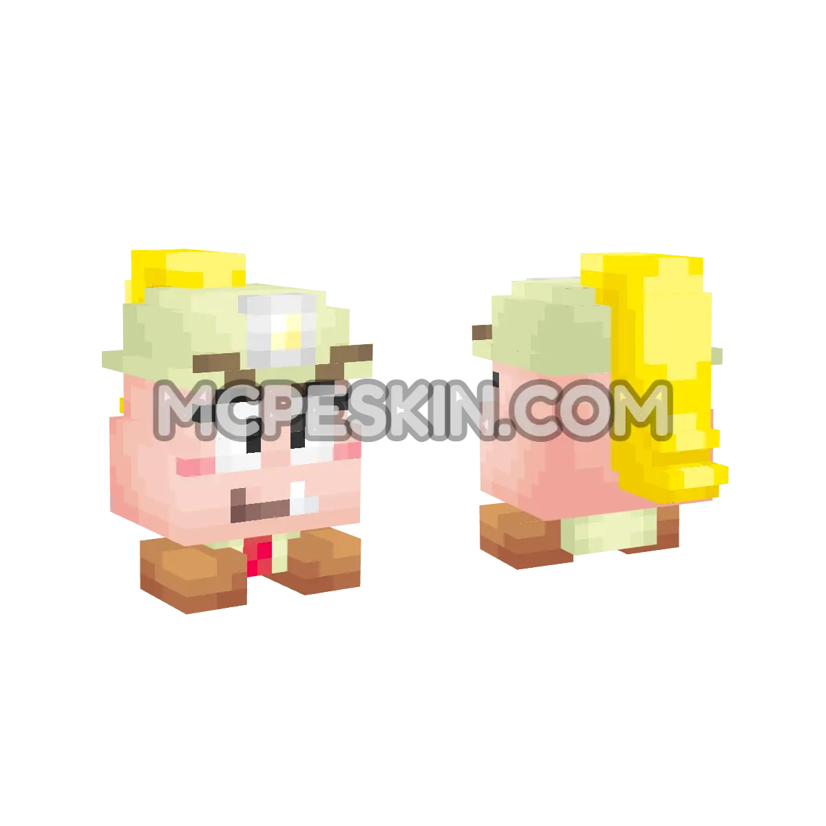 Goombella 4D Minecraft Bedrock skin