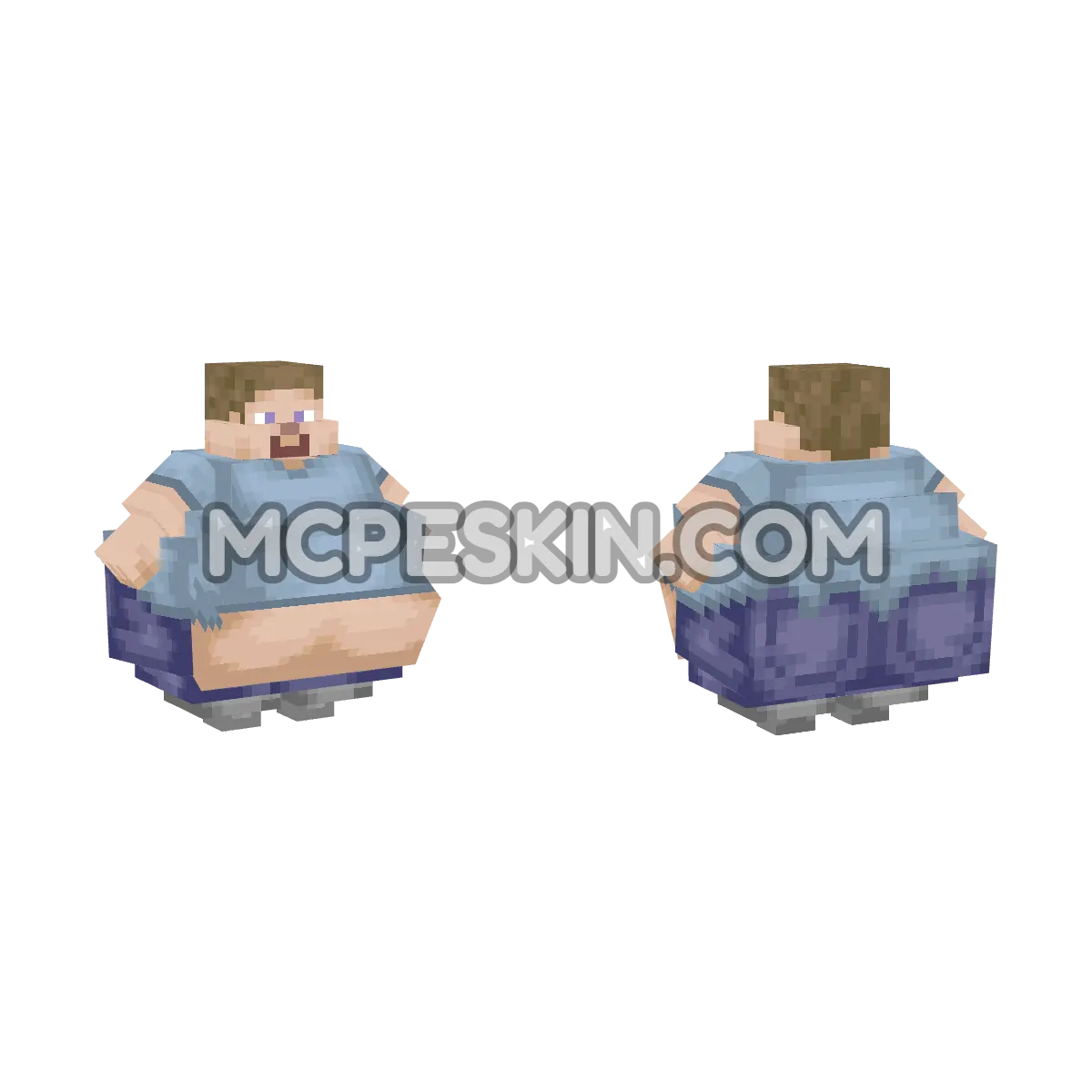 gordo 4D Minecraft Bedrock skin