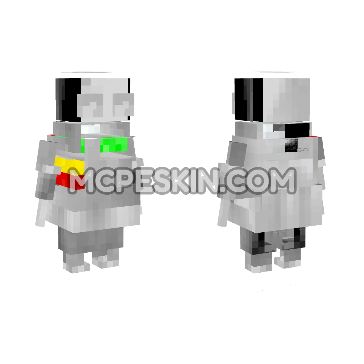Gray REPO 4D Minecraft Bedrock skin