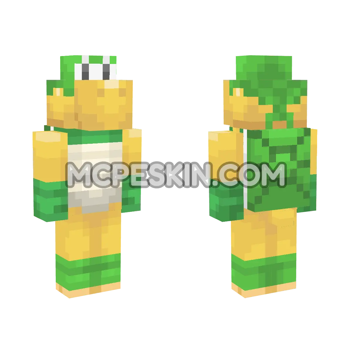 Green Ninjakoopa 4D Minecraft Bedrock skin