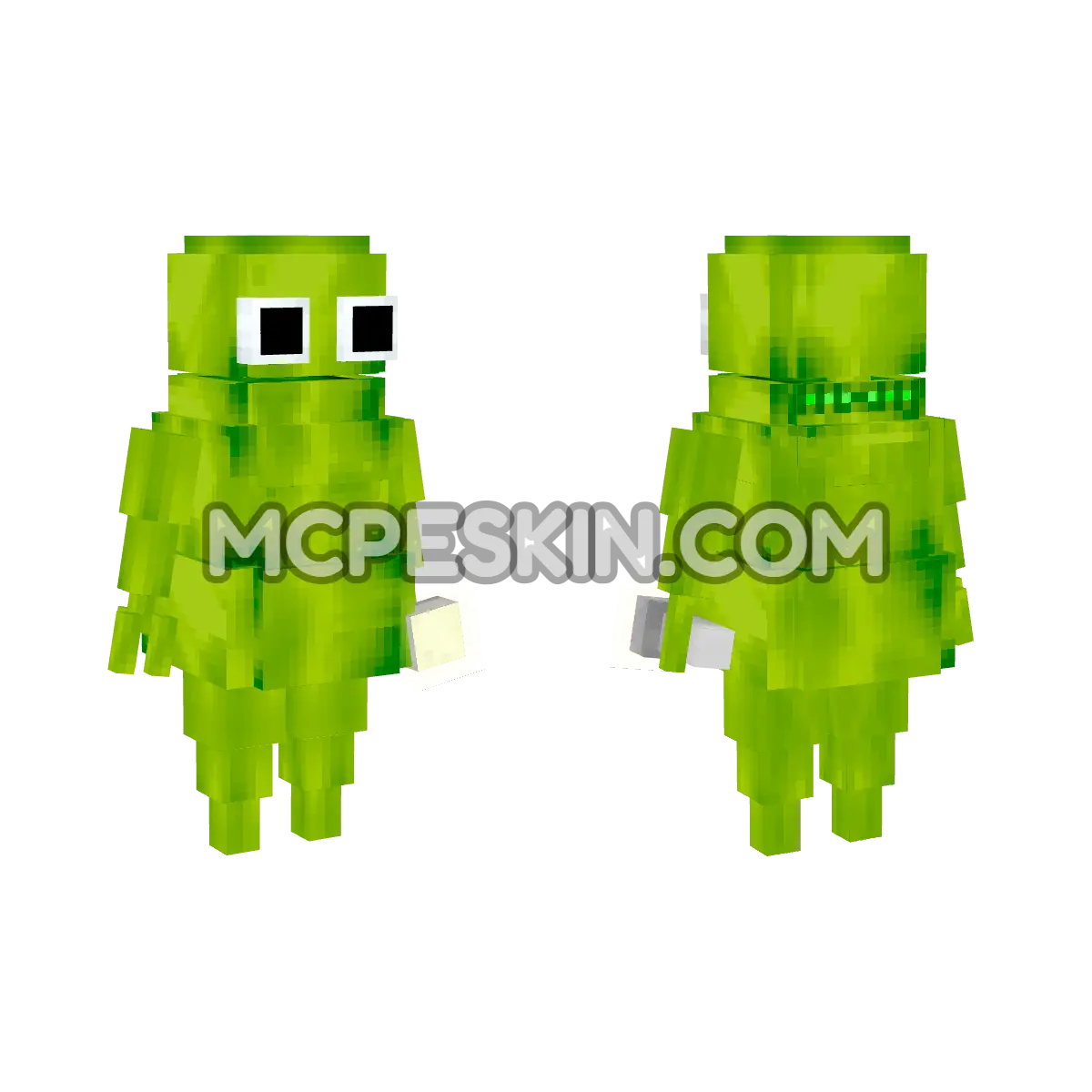 Green REPO (Intrigued) 4D Minecraft Bedrock skin