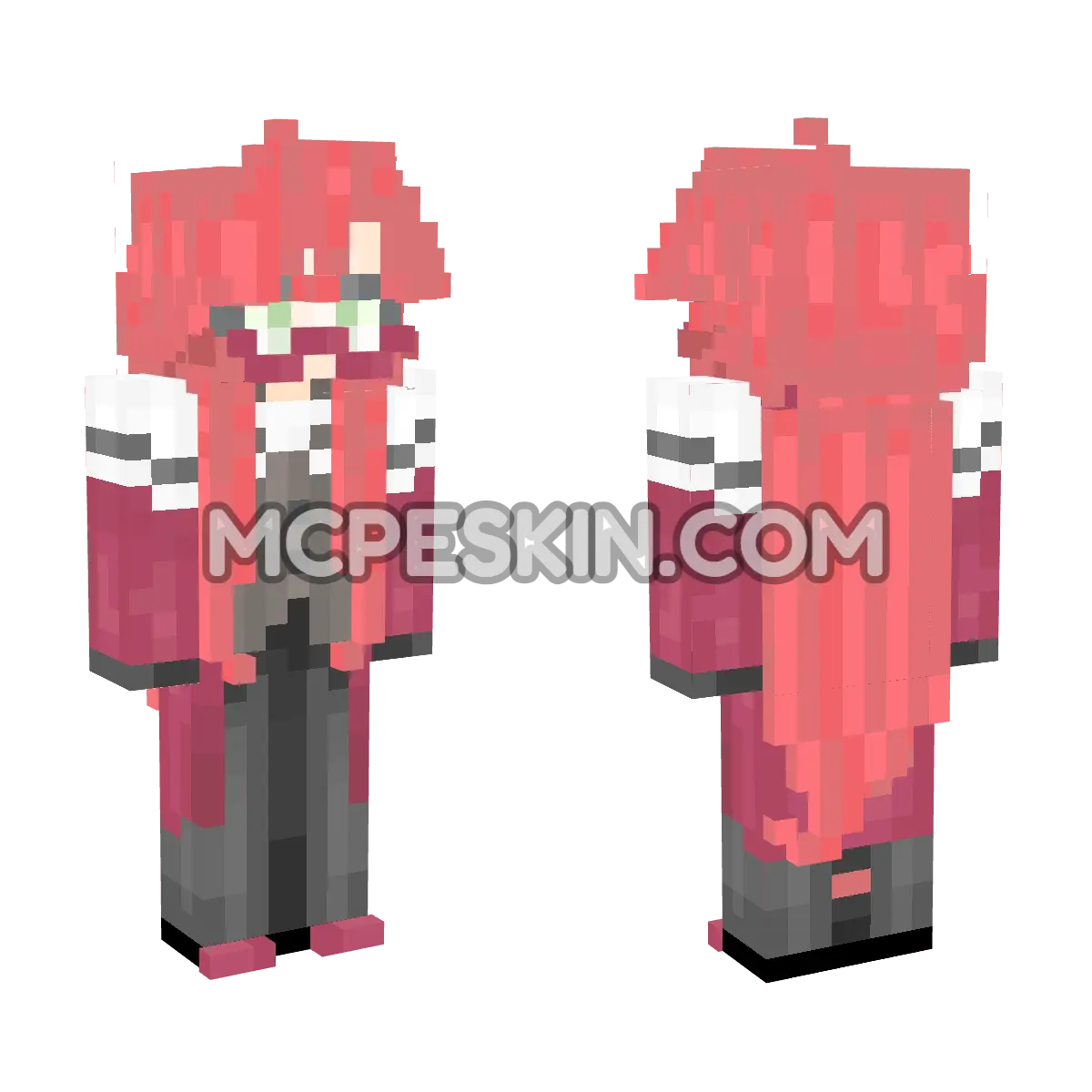 Grell 4D Minecraft Bedrock skin