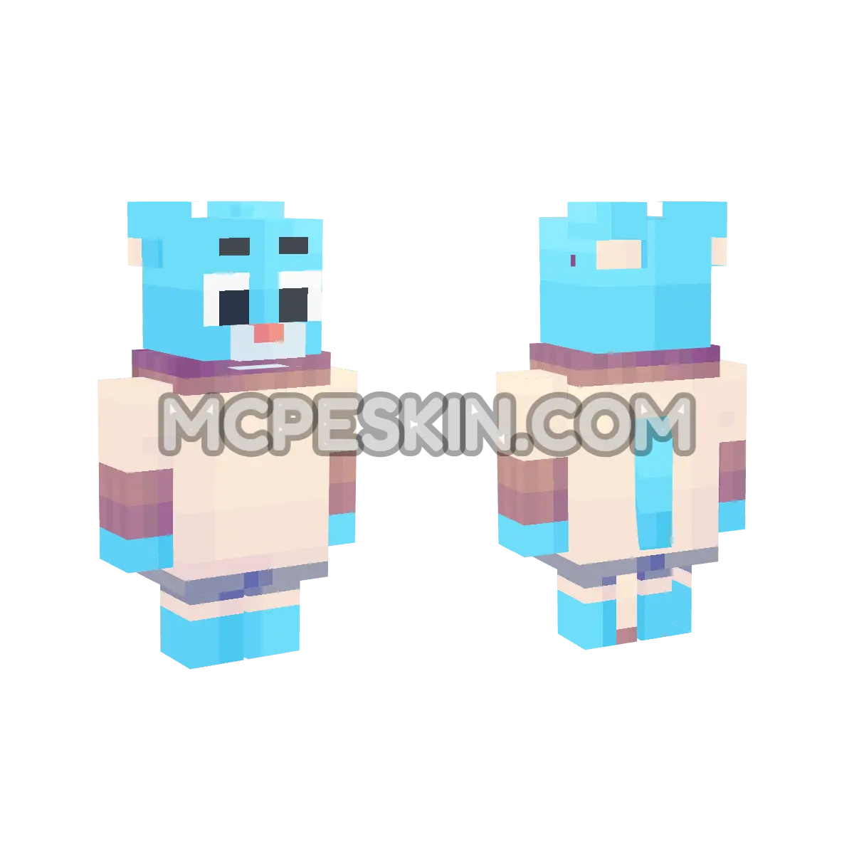 gumball 4D Minecraft Bedrock skin
