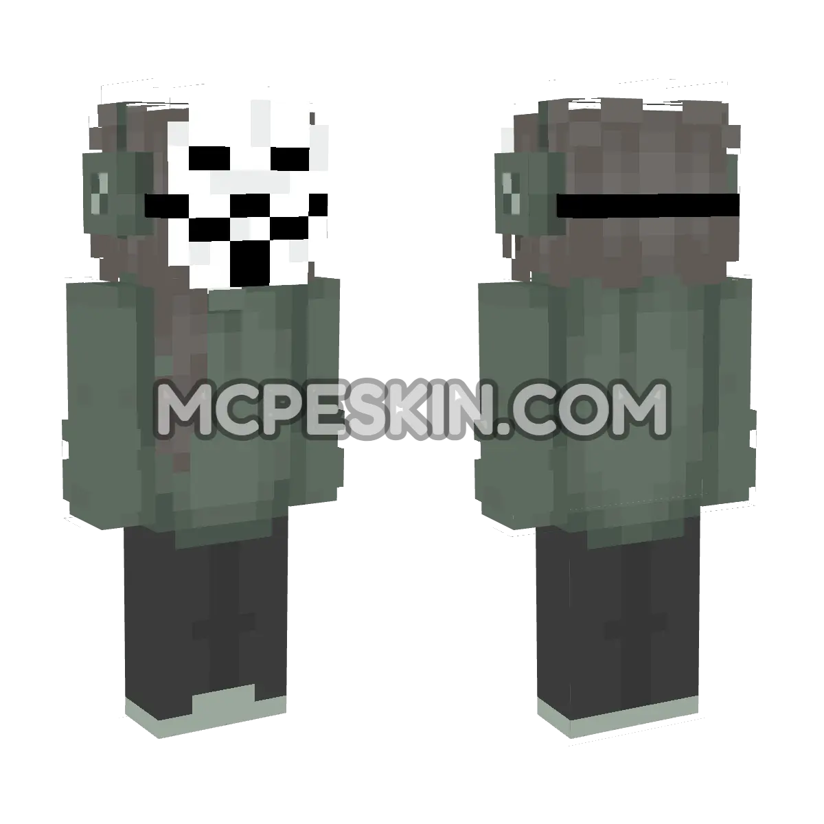 Hacker2 4D Minecraft Bedrock skin