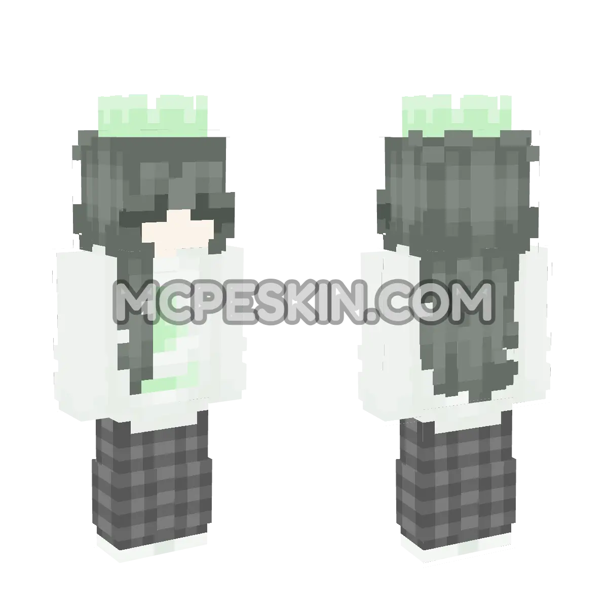 Hacker4 4D Minecraft Bedrock skin