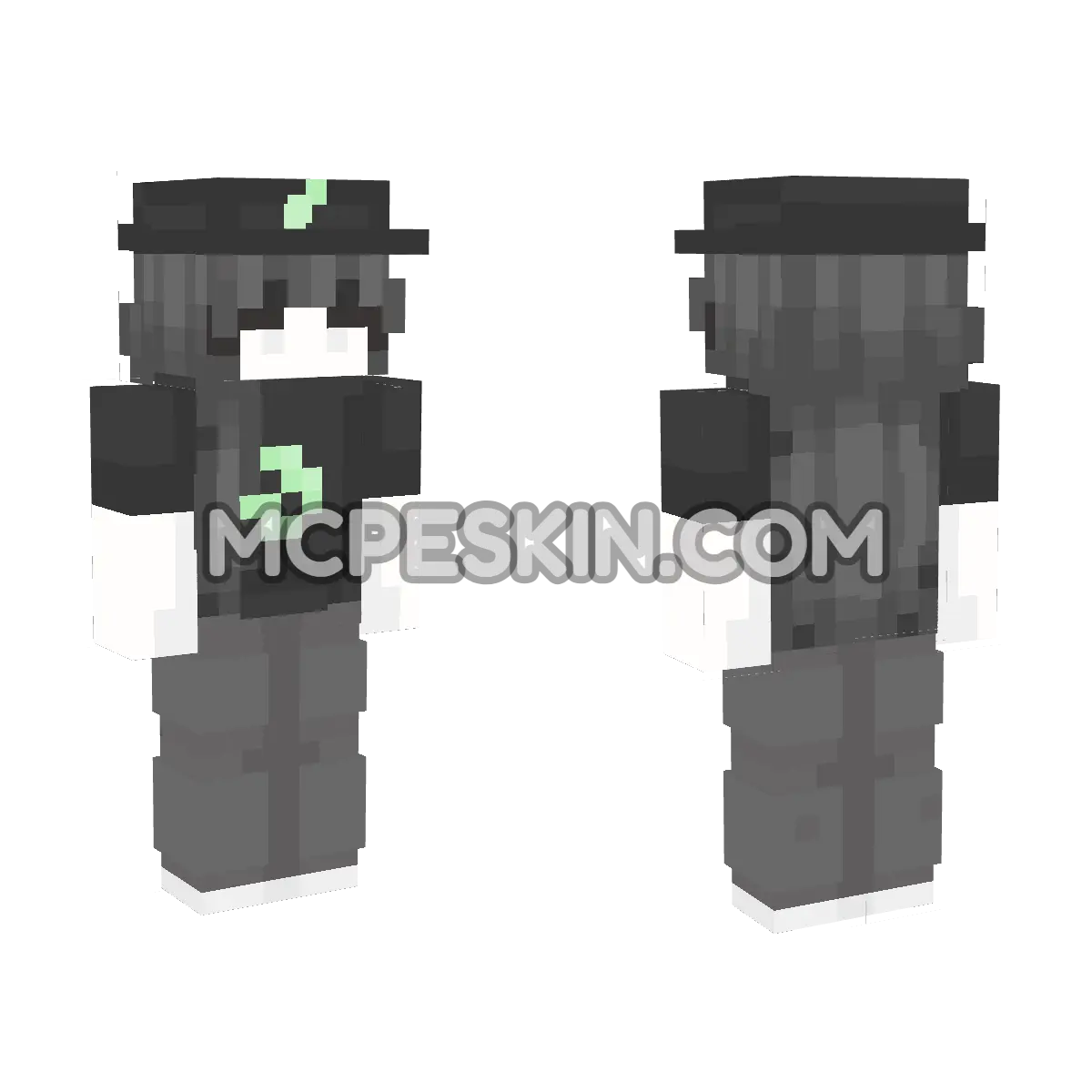 Hacker6 4D Minecraft Bedrock skin