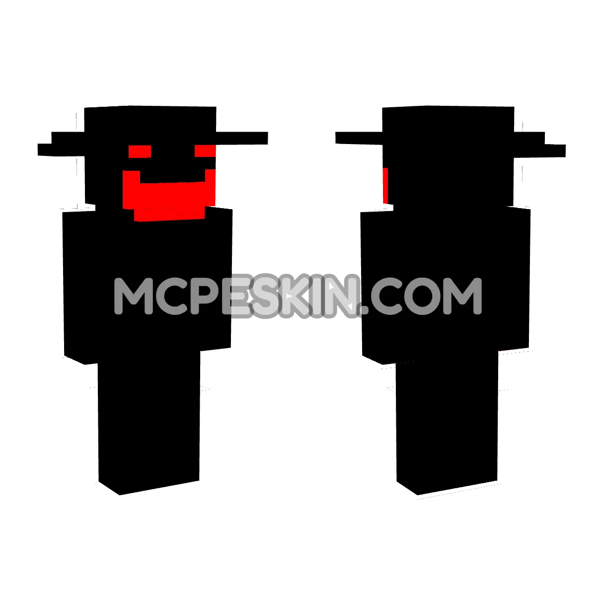 HackerRed 4D Minecraft Bedrock skin