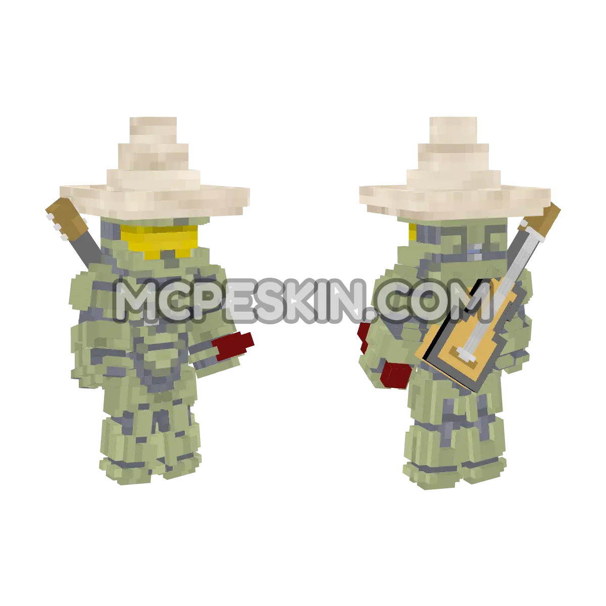 Halo Mexicano 4D Minecraft Bedrock skin