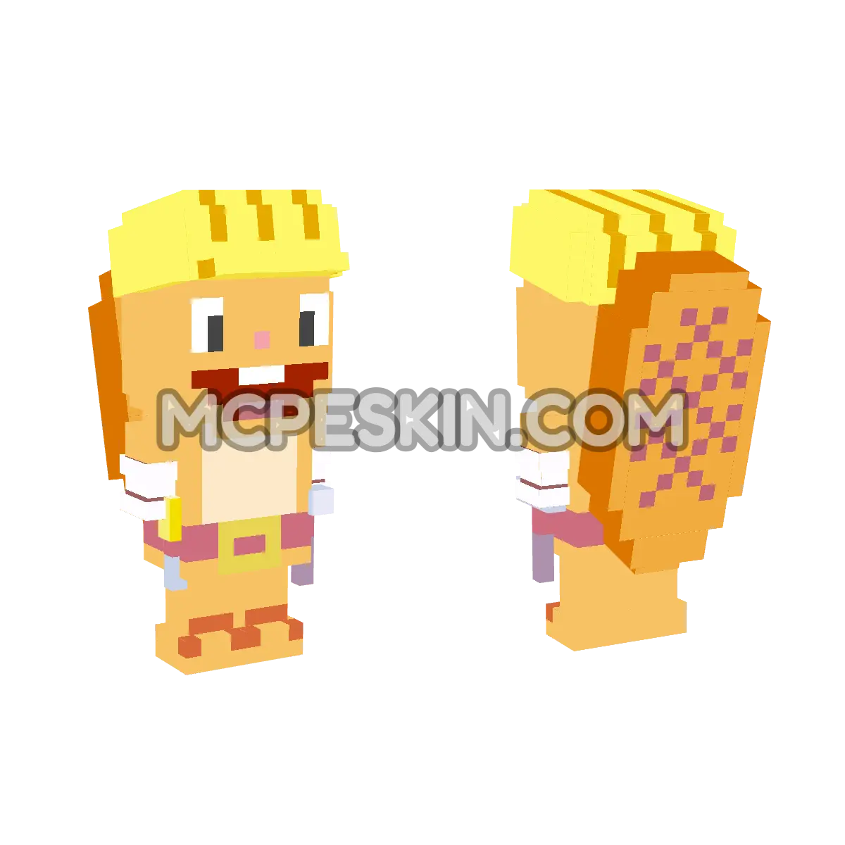 Handy 4D Minecraft Bedrock skin