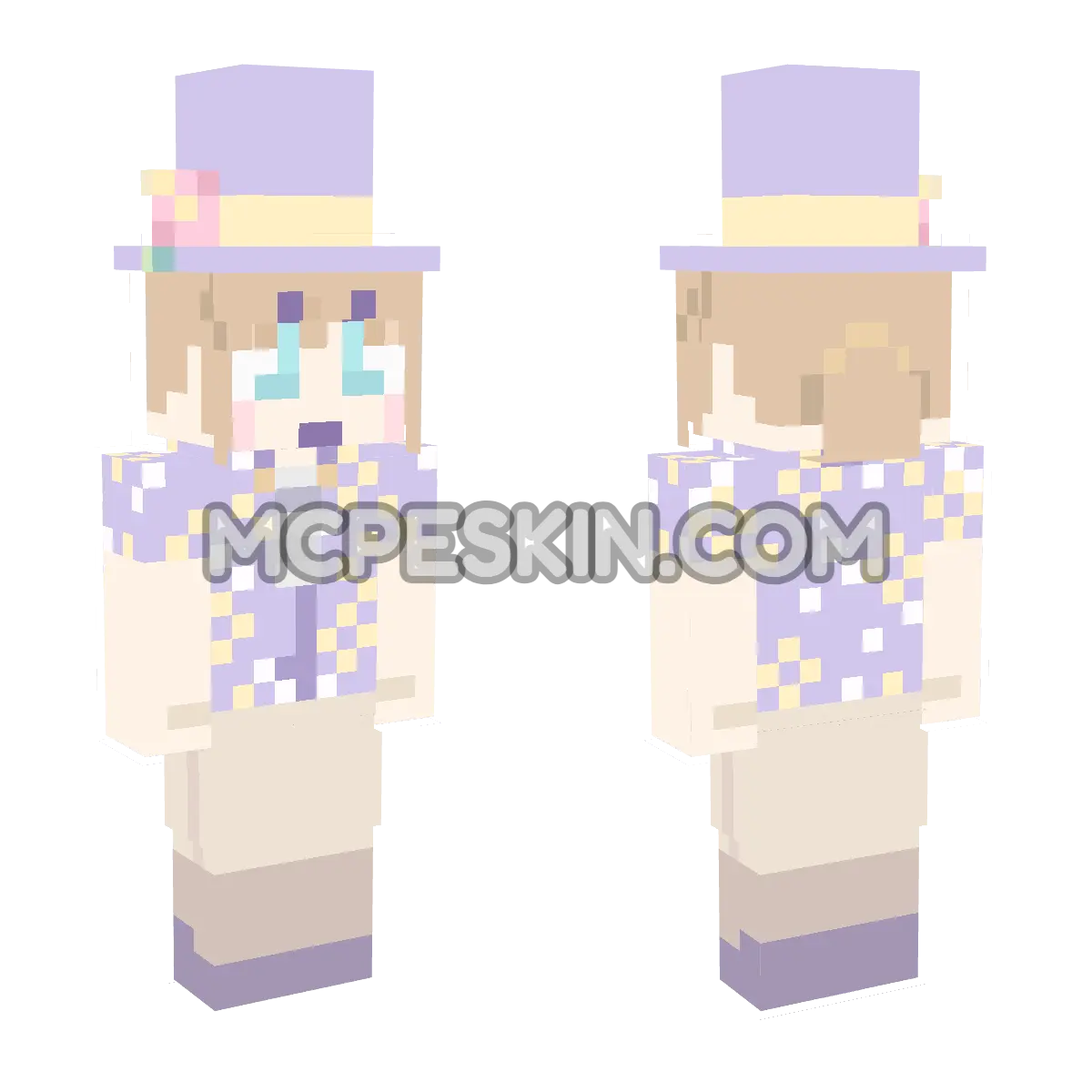 Hat Kid 4D Minecraft Bedrock skin