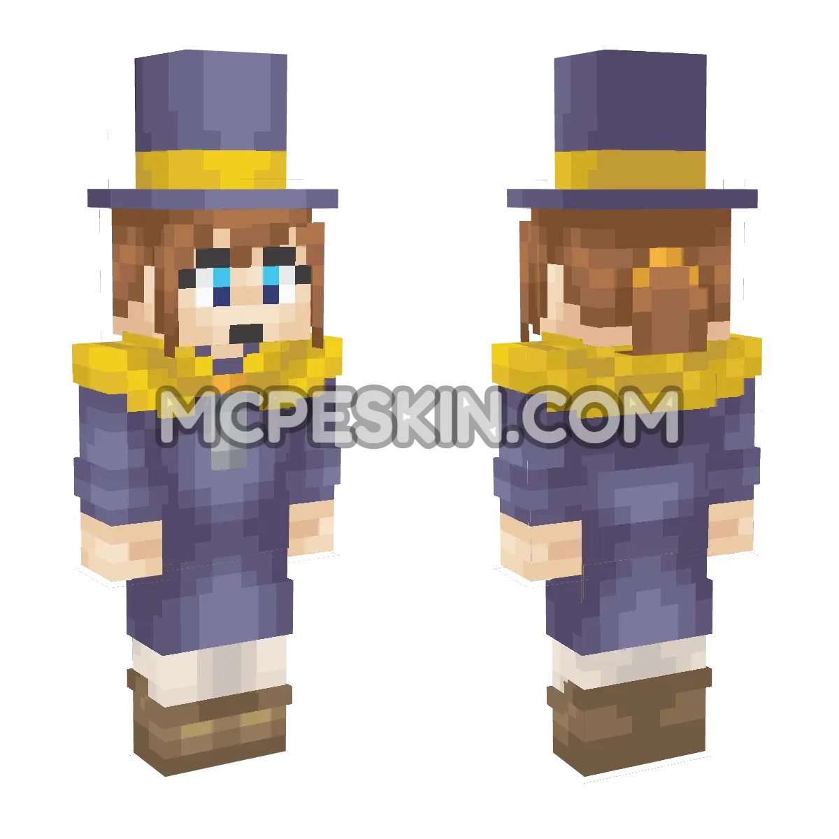 Hat Kid 4D Minecraft Bedrock skin