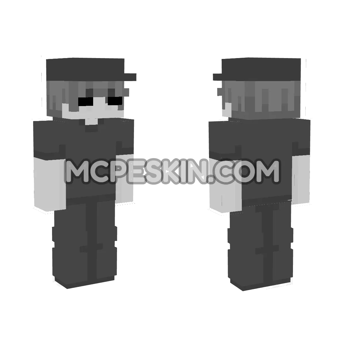hat1 4D Minecraft Bedrock skin