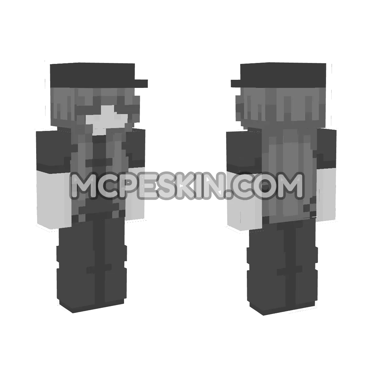 hat2 4D Minecraft Bedrock skin