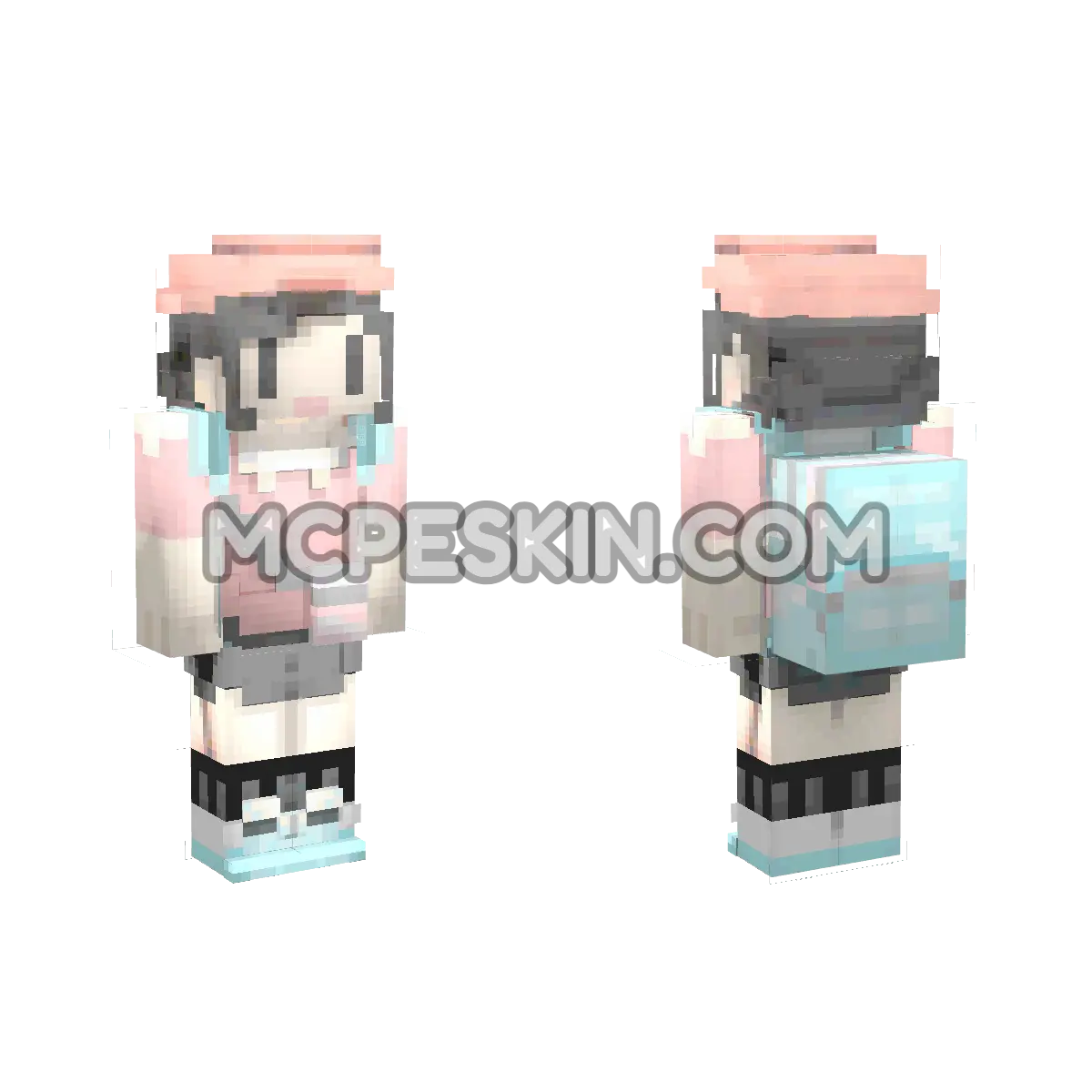 HD Atara 4D Minecraft Bedrock skin