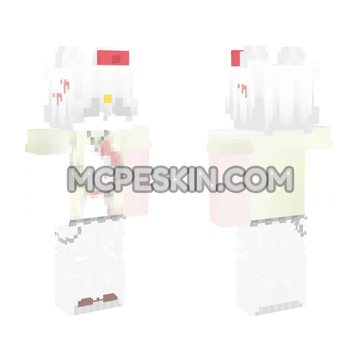 Hello Kitty 11 4D Minecraft Bedrock skin