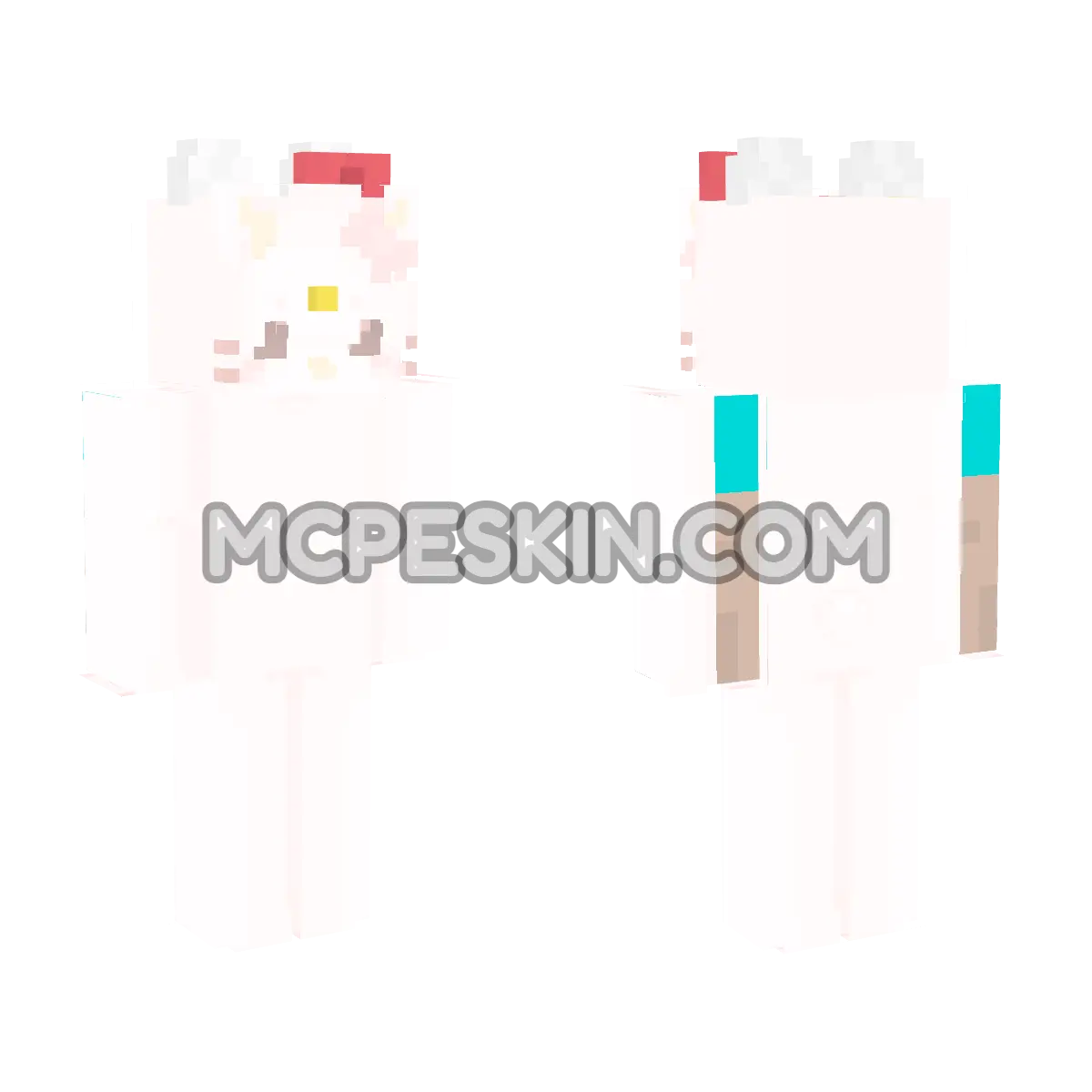 Hello Kitty 13 4D Minecraft Bedrock skin