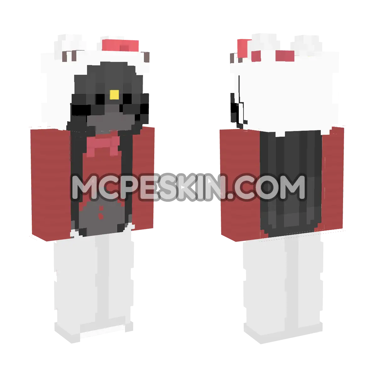 Hello Kitty 14 4D Minecraft Bedrock skin