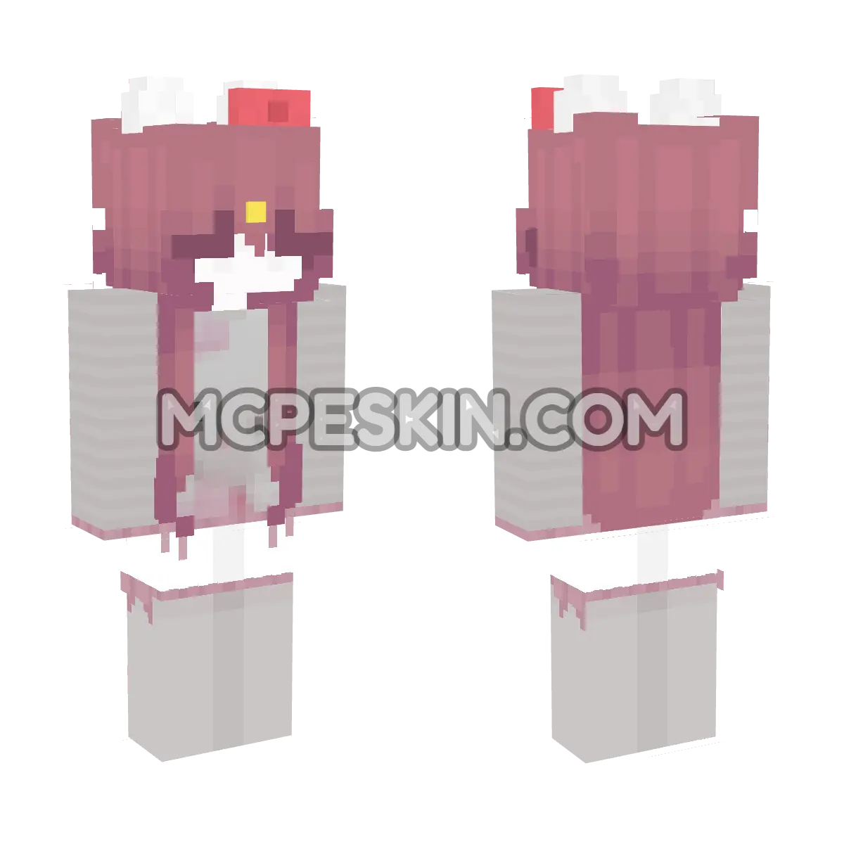 Hello Kitty 18 4D Minecraft Bedrock skin