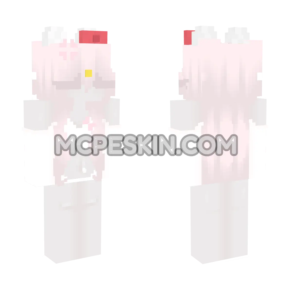 Hello Kitty 21 4D Minecraft Bedrock skin