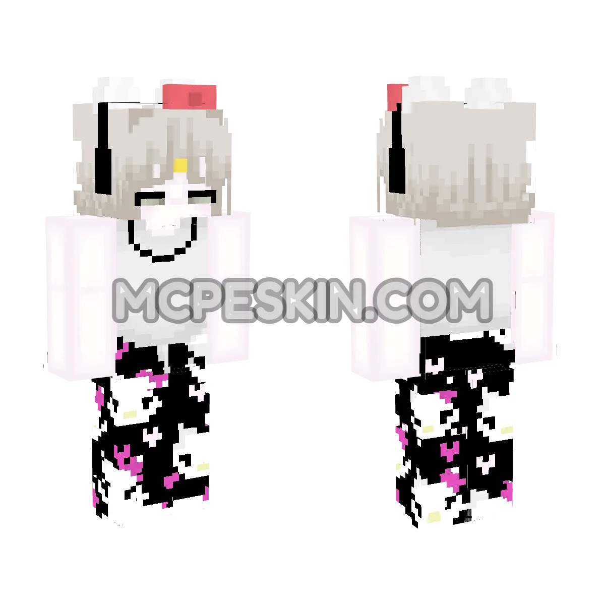 Hello Kitty 22 4D Minecraft Bedrock skin