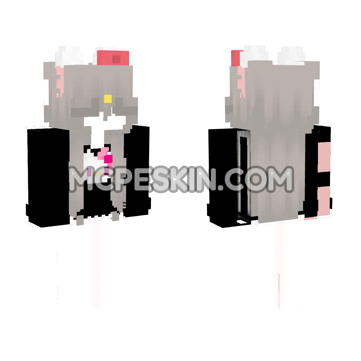 Hello Kitty 24 4D Minecraft Bedrock skin