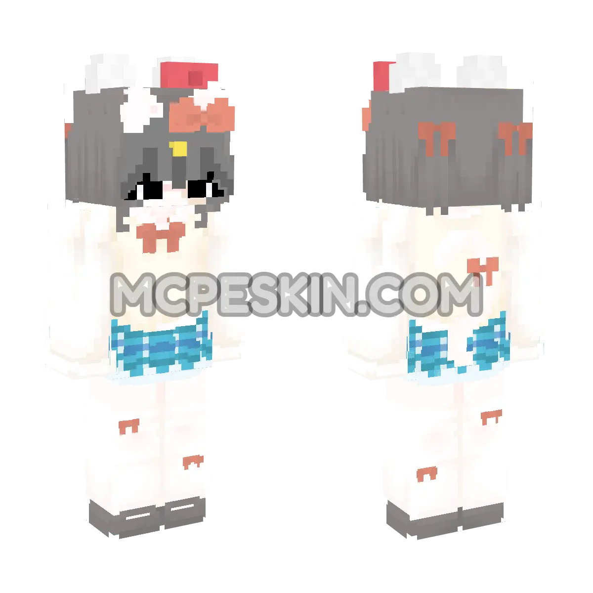Hello Kitty Anime 4D Minecraft Bedrock skin