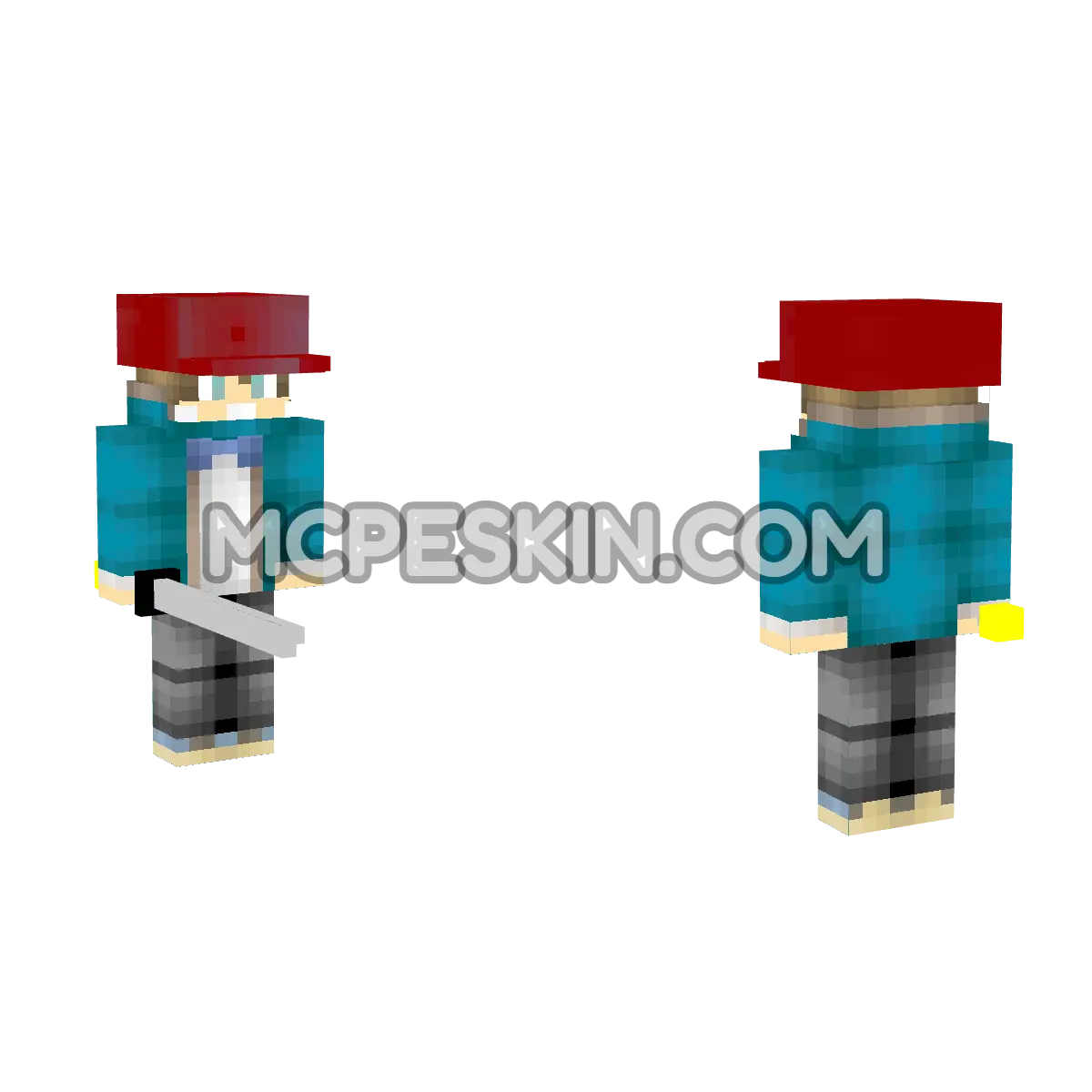 Hey 4D Minecraft Bedrock skin