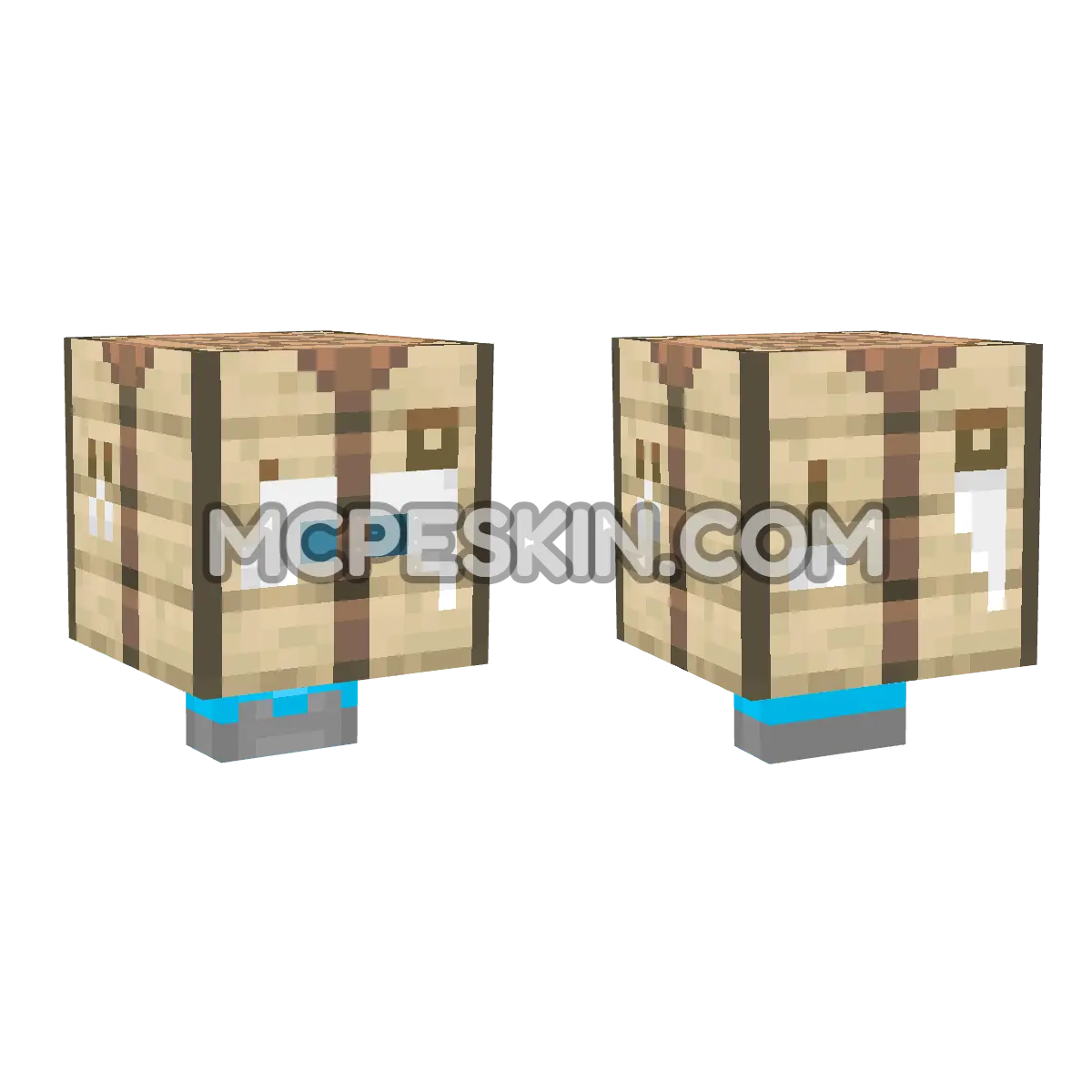 Hider (Crafting Table) 4D Minecraft Bedrock skin
