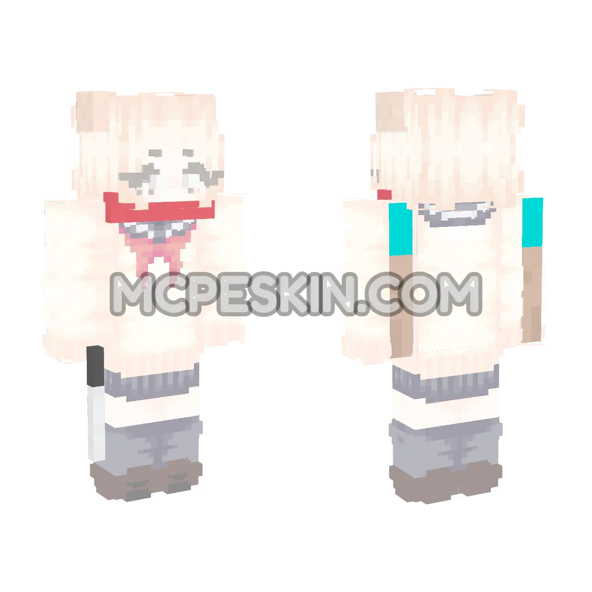 Himiko Toga 7 4D Minecraft Bedrock skin