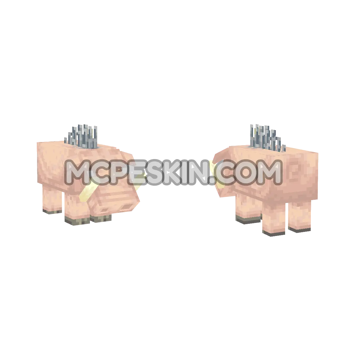 hoglin 4D Minecraft Bedrock skin