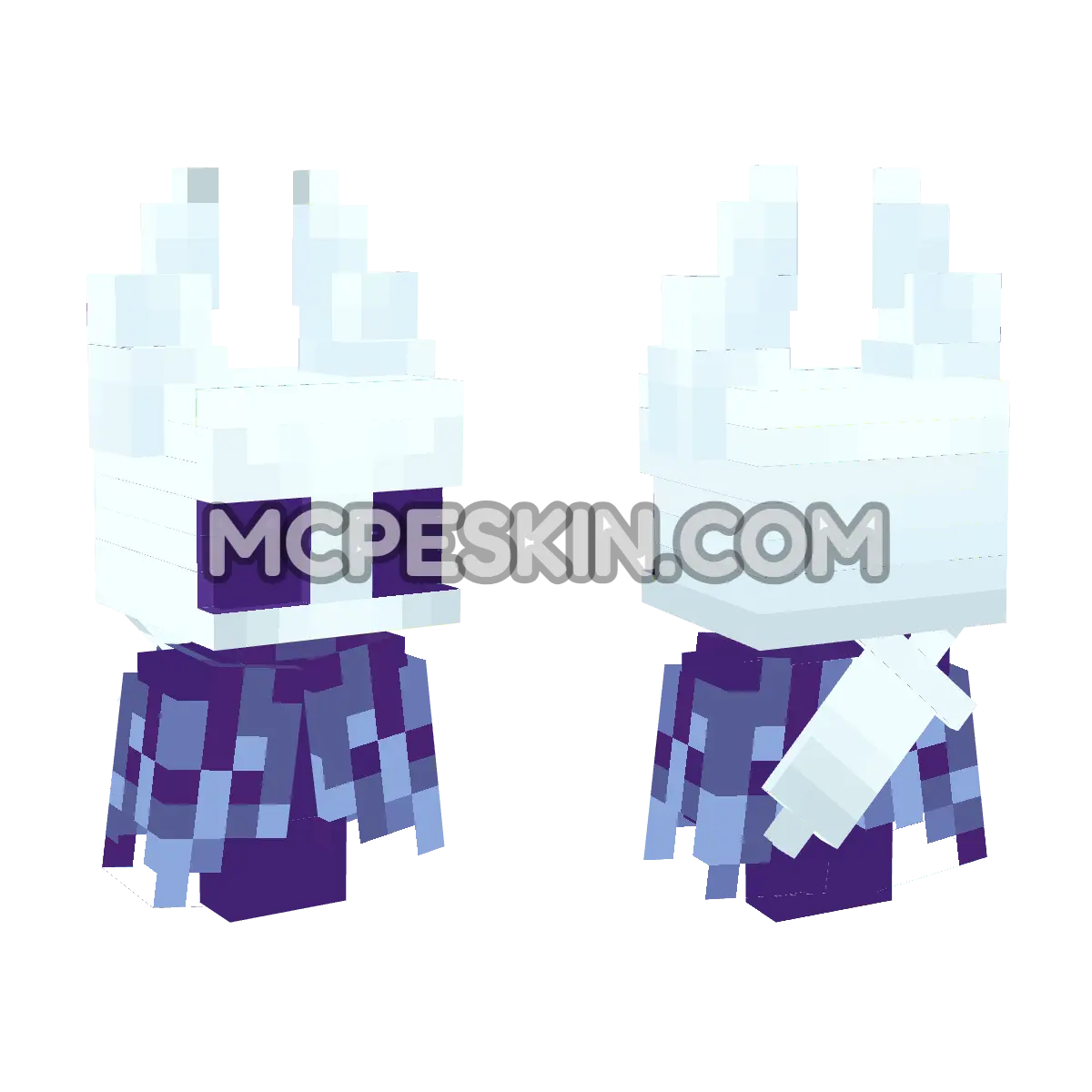 hollow 4D Minecraft Bedrock skin