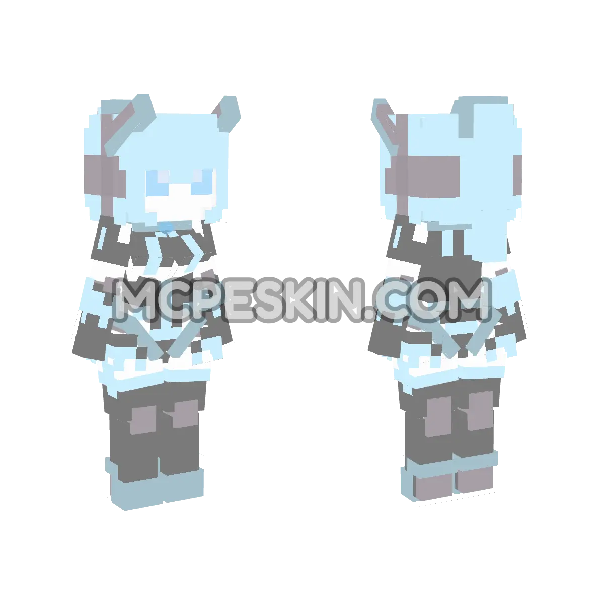 Honey Robot 01 4D Minecraft Bedrock skin