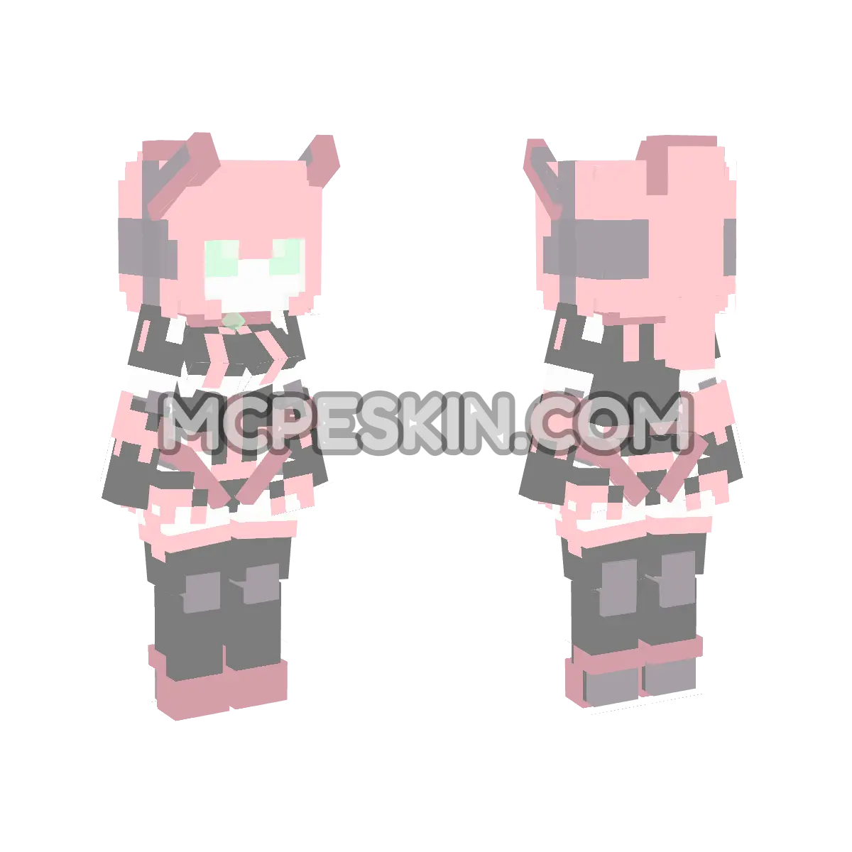 Honey Robot 02 4D Minecraft Bedrock skin