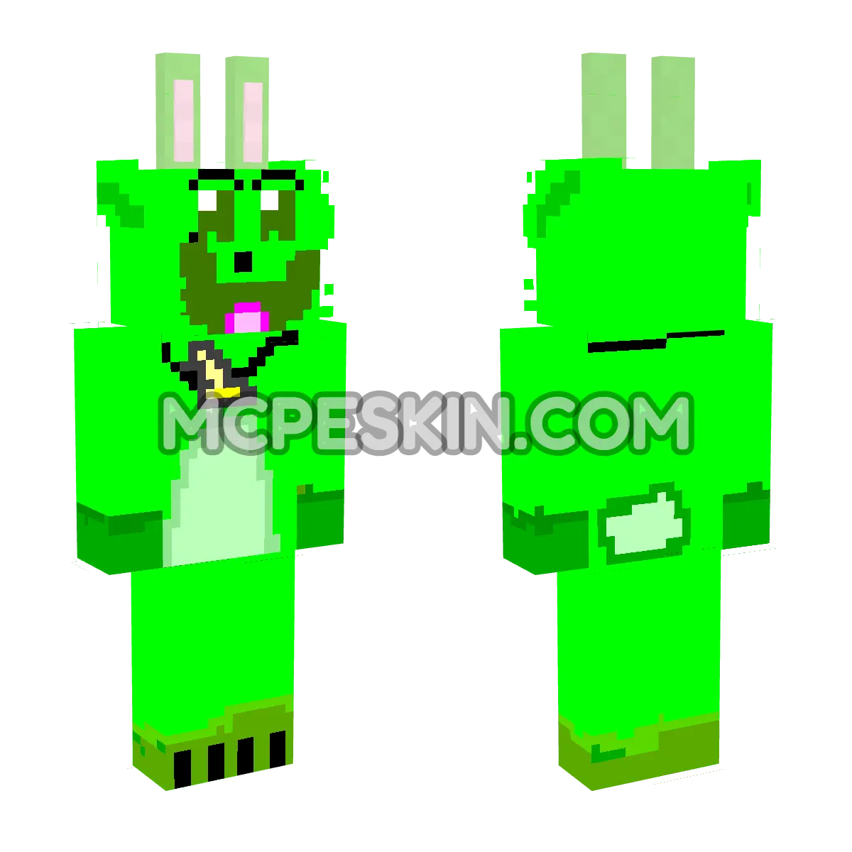 Hoppy Hopscotch 8 4D Minecraft Bedrock skin