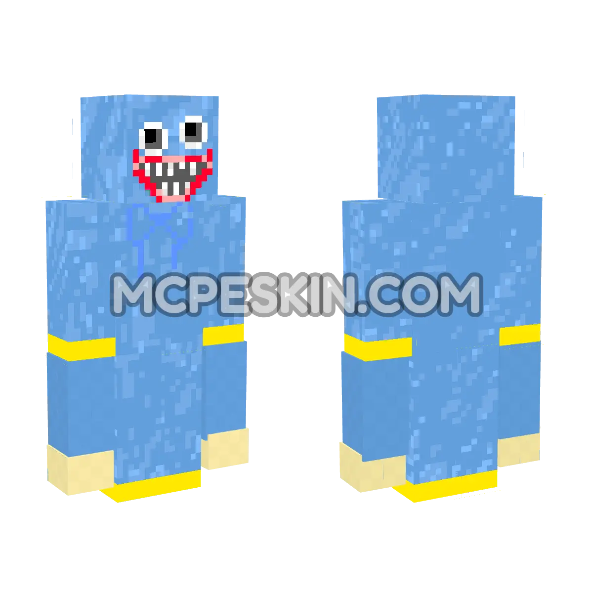 Huggy Wuggy 7 4D Minecraft Bedrock skin