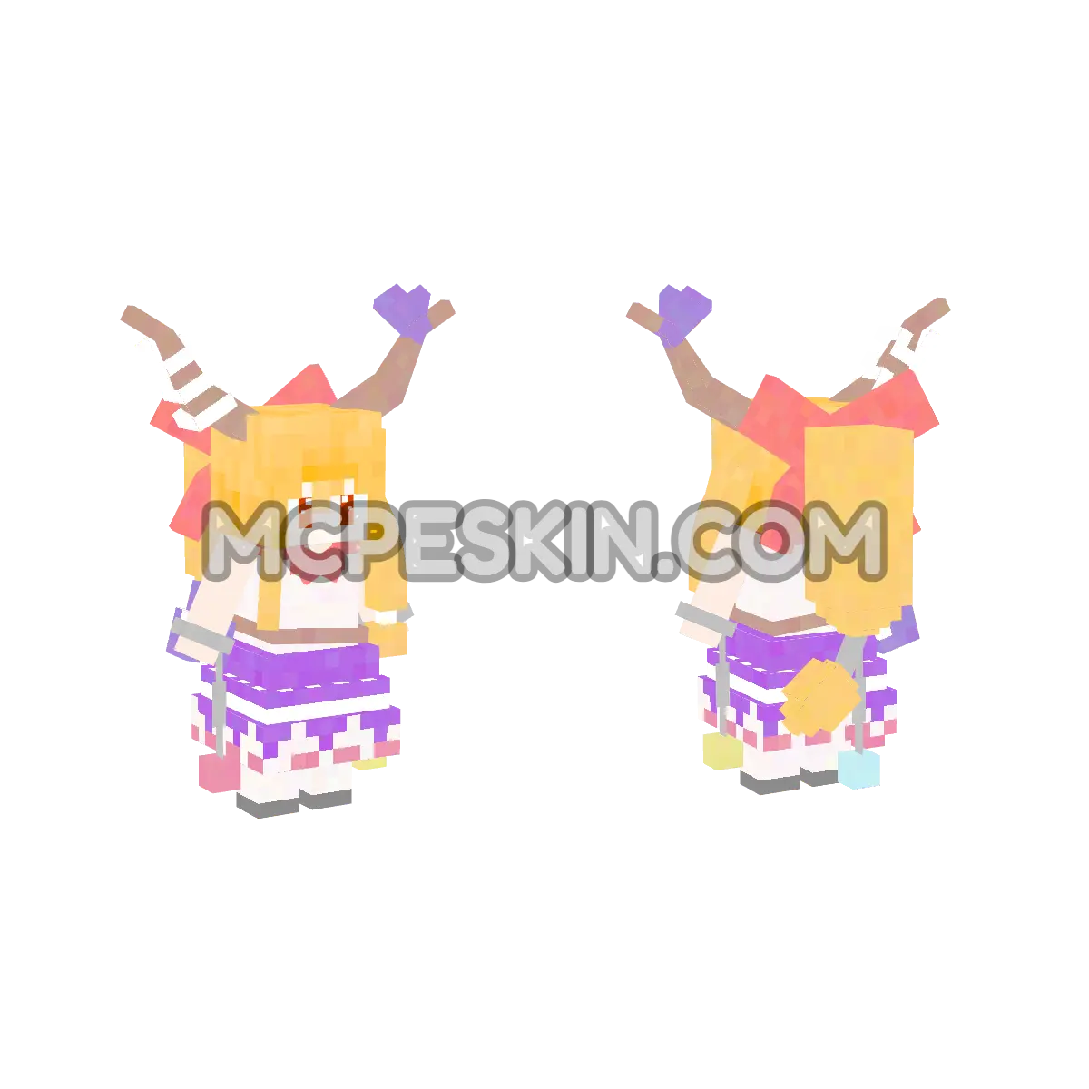 Ibukisuika 4D Minecraft Bedrock skin